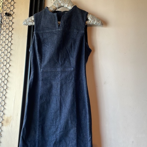 Banana Republic denim stretch dress in size 2P - Picture 4 of 5